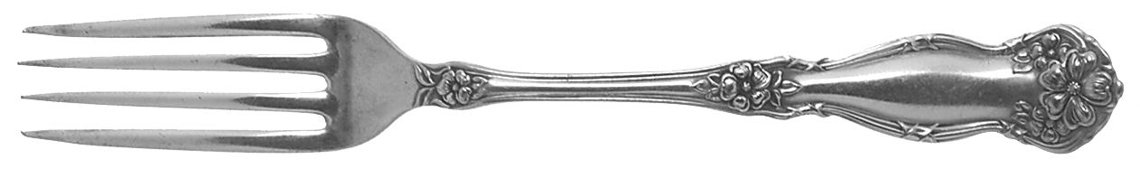 Arbutus (Silverplate, 1908, No Monograms) Youth Fork by International Silver-1