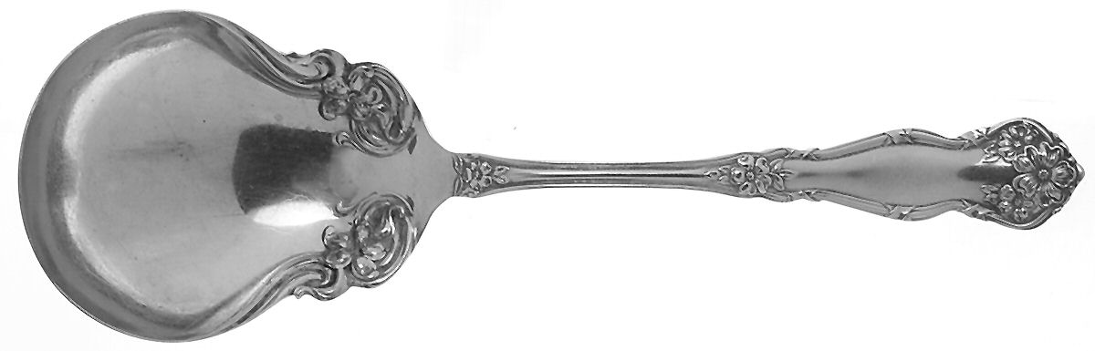 Arbutus (Silverplate, 1908, No Monograms) Solid Smooth Berry/Casserole Spoon by International Silver-1