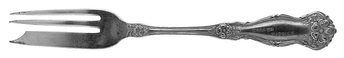 Arbutus (Silverplate, Bannerbuggy, 1908) Pastry Fork by International Silver-1