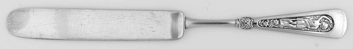 Arcadian (Silverplate, 1884) Youth Knife, Solid Piece by International Silver-1