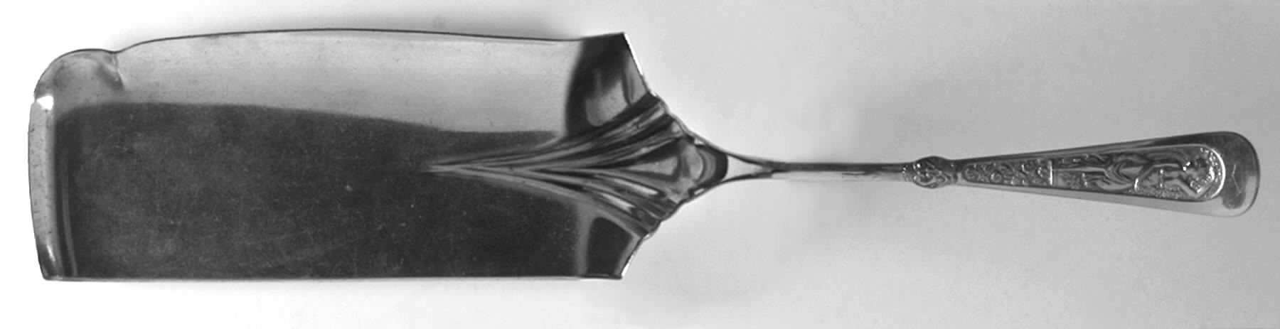 Arcadian (Silverplate, 1884) Large Flat Handle Crumb Knife/Crumber by International Silver-1