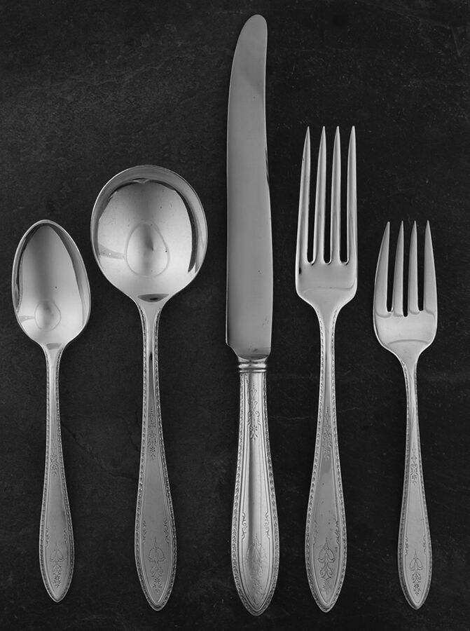 Argosy (Silverplate, 1926) 40 Piece Estate Set by International Silver-1