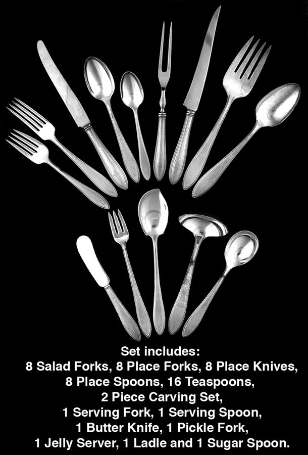 Argosy (Silverplate, 1926) 57 Piece Set by International Silver-1