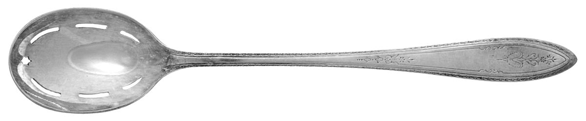 Argosy (Silverplate, 1926) Pierced Bowl Short Handle Olive Spoon by International Silver-1