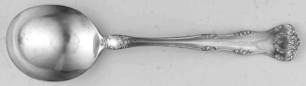 Argyle (Silverplate, 1913) Round Bowl Soup Spoon (Gumbo) by International Silver-1