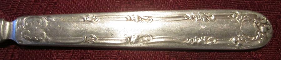 Argyle (Silverplate, 1913) Indented Solid Handled Fork by International Silver-1