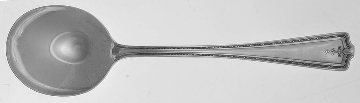 Arlington (Silverplate, 1938) Round Bowl Soup Spoon (Gumbo) by International Silver-1