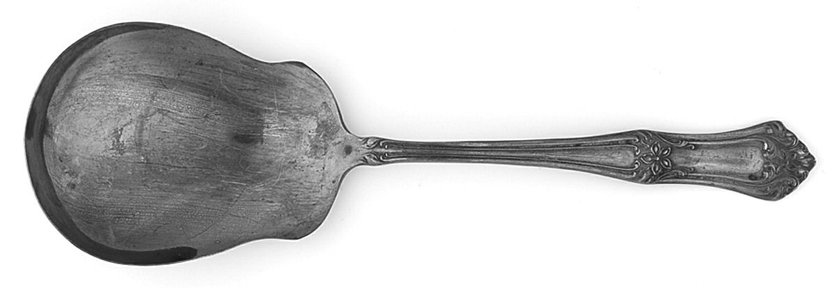 Arlington (Silverplate, 1919) Solid Smooth Casserole Spoon by International Silver-1