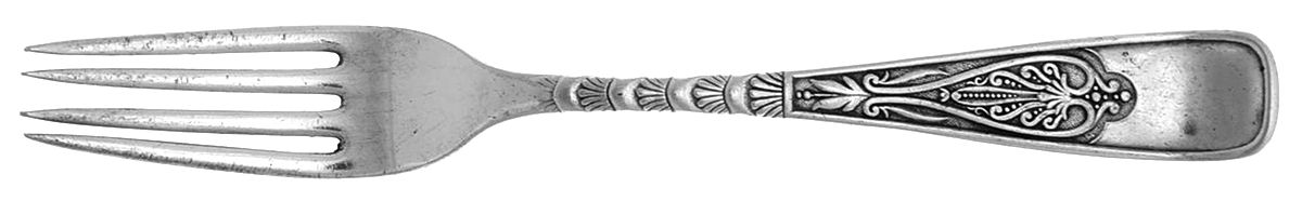 Assyrian-Greek (Silverplate, 1889) Youth Fork by International Silver-1