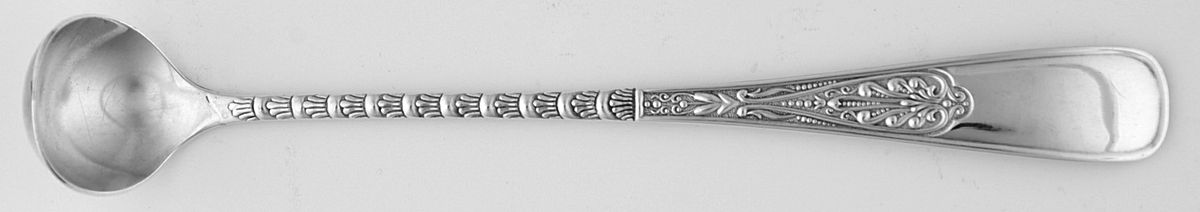 Assyrian-Greek (Silverplate, 1889) Mustard Spoon by International Silver-1