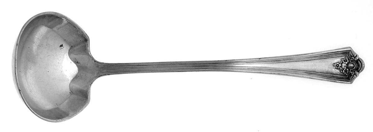 Ashland (Silverplate, 1914) Solid Piece Cream Ladle by International Silver-1
