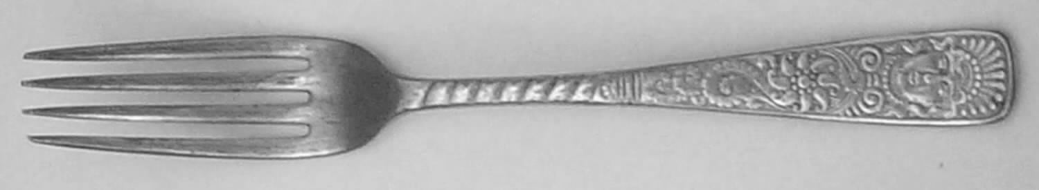 Assyrian Head (Silverplate, 1886) Fork by International Silver-1