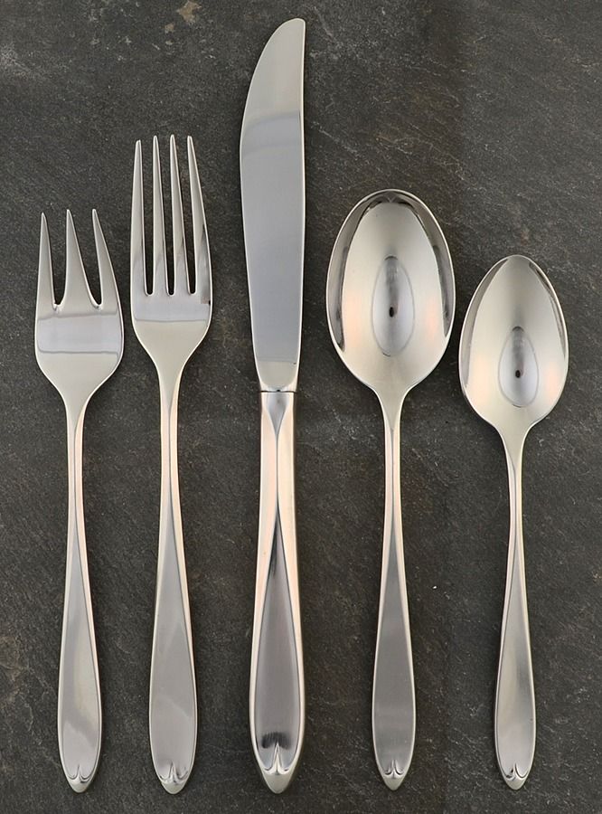 Ashford (Stainless) 5 Piece Place Setting by International Silver-1