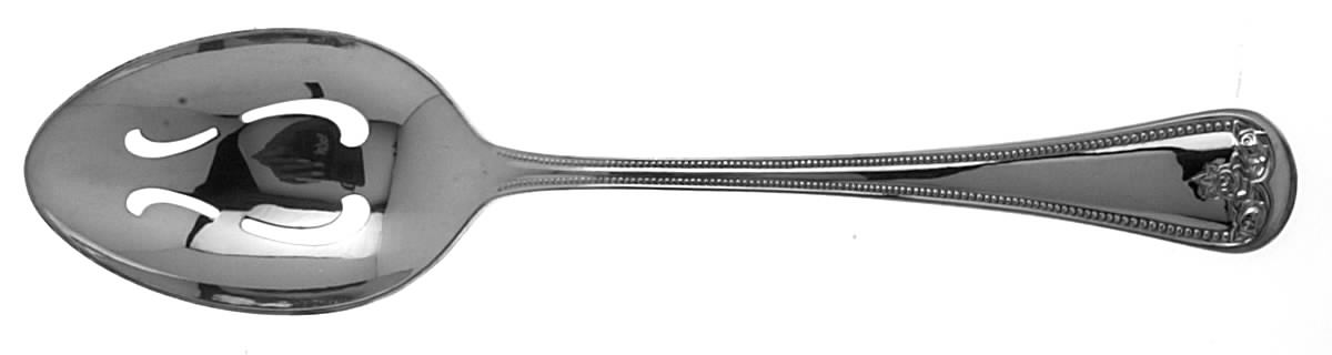 Ashford (Silverplate, 1981) Pierced Tablespoon (Serving Spoon) by International Silver-1