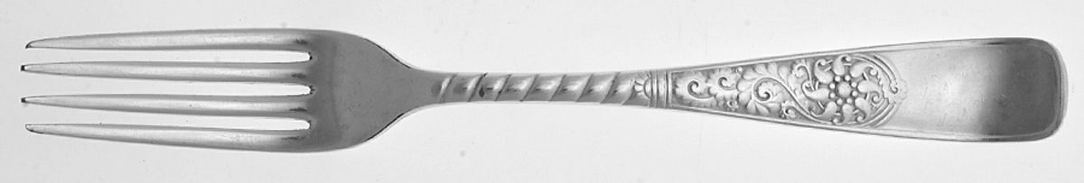 Assyrian (Silverplate, 1887, No Monograms) Youth Fork by International Silver-1