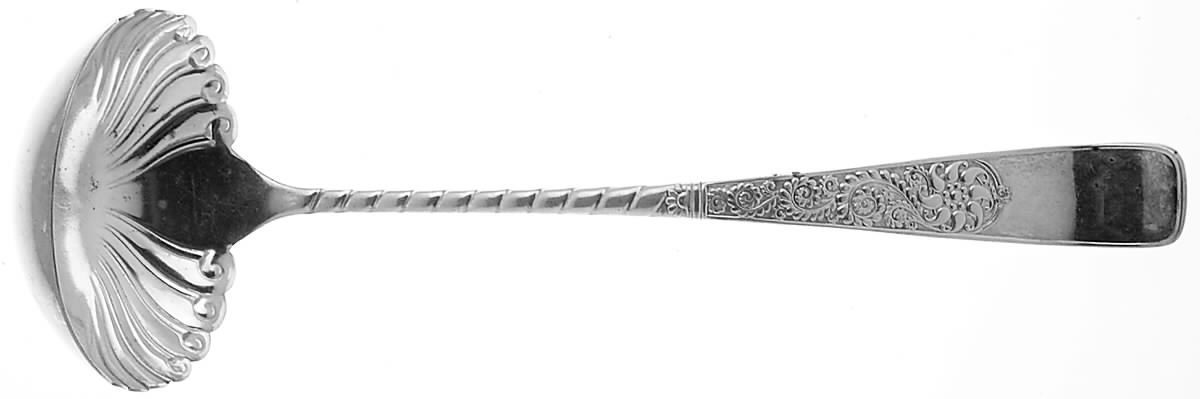 Assyrian (Silverplate, 1887, No Monograms) Oyster Ladle Solid Piece by International Silver-1
