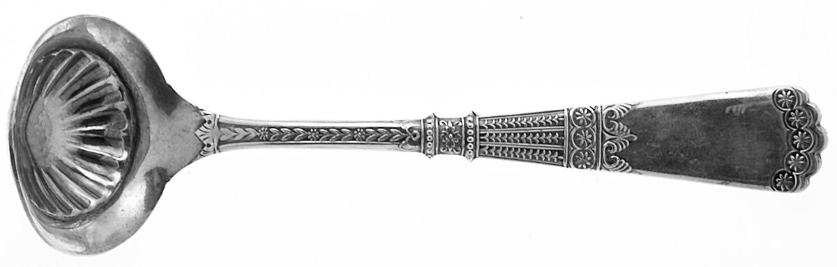 Athens (Silverplate, 1884) Solid Piece Cream Ladle by International Silver-1