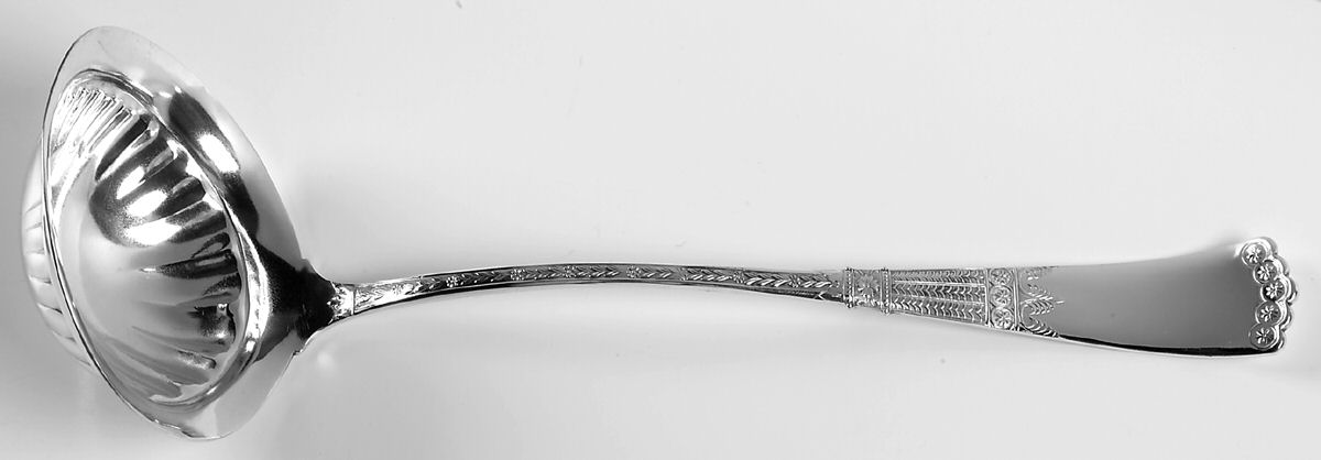 Athens (Silverplate, 1884) Solid Soup Ladle by International Silver-1
