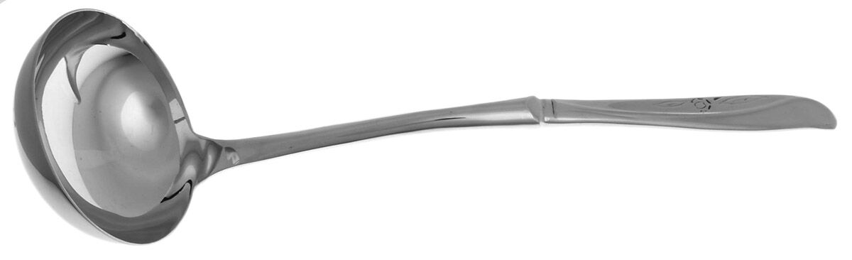 Autumn Leaf (Stainless) Soup Ladle with Stainless Bowl HC by International Silver-1