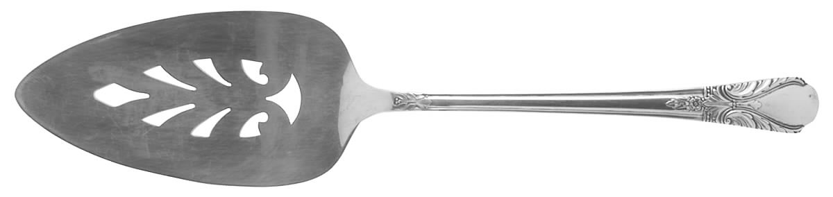 Avalon-Cabin (Slpt, 1940) Solid Pierced Pie Server by International Silver-1
