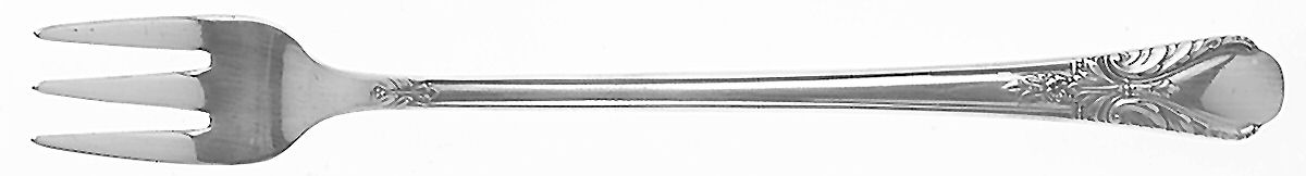 Avalon-Cabin (Slpt, 1940) Cocktail/Seafood Fork by International Silver-1