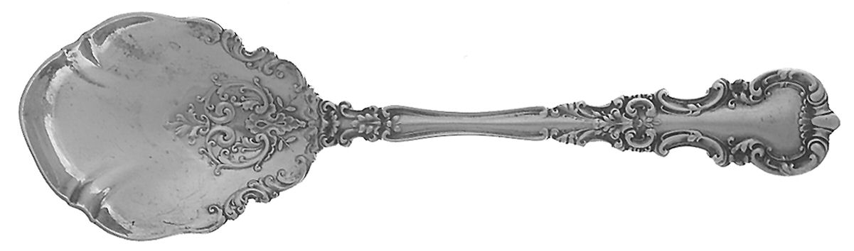 Avalon (Sterling, 1900) Sugar Shell Spoon by International Silver-1