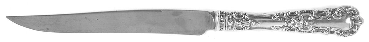 Avalon (Sterling, 1900) Small Steak Carving Knife with Stainless Blade by International Silver-1