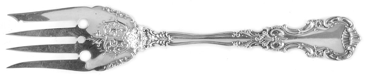 Avalon (Sterling, 1900) Solid Salad Serving Fork by International Silver-1