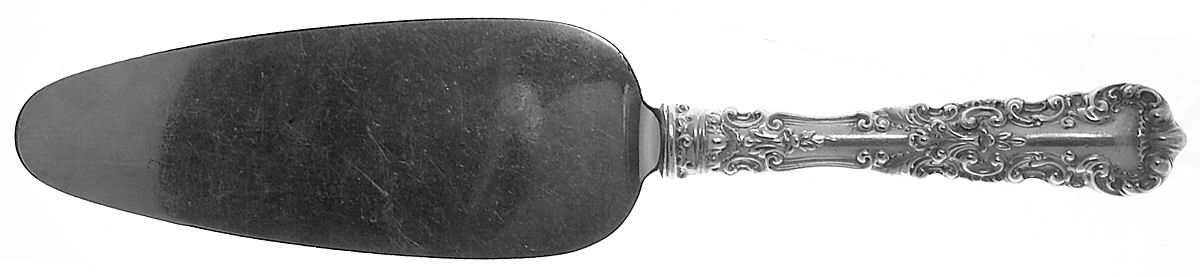 Avalon (Sterling, 1900) Pie Server with Silverplate Blade by International Silver-1