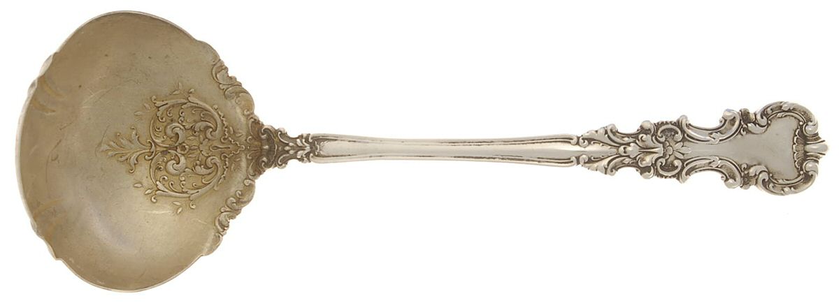 Avalon (Sterling, 1900) Oyster Ladle Solid Piece by International Silver-1