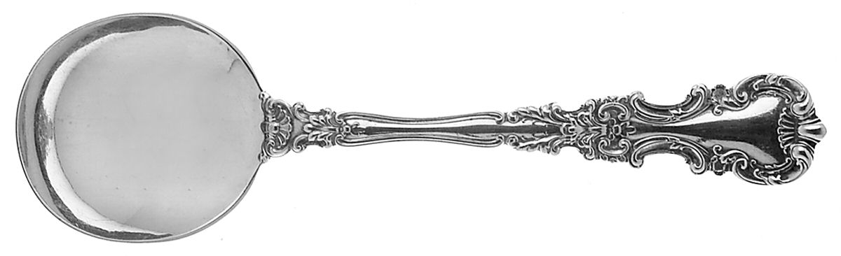 Avalon (Sterling, 1900) Round Bowl Soup Spoon (Gumbo) by International Silver-1