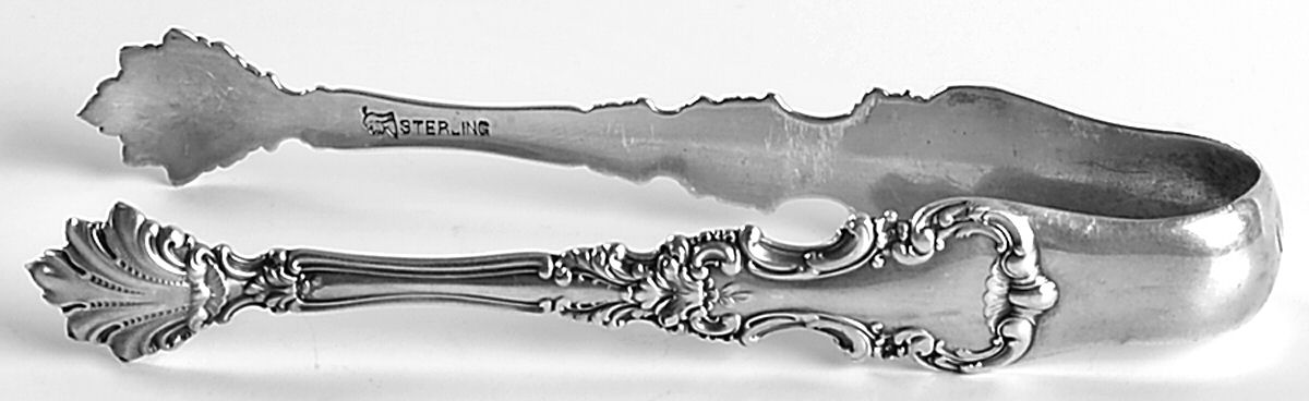 Avalon (Sterling, 1900) Large Sugar Tongs by International Silver-1