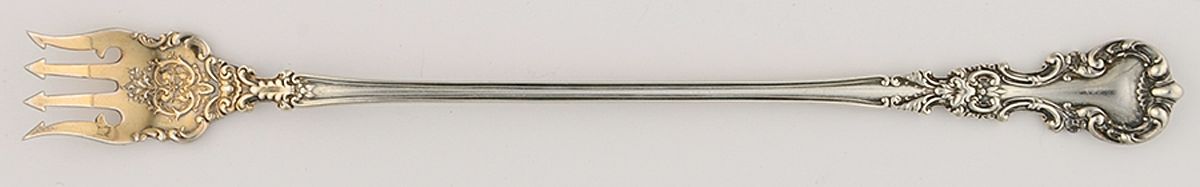 Avalon (Sterling, 1900) Long Handle Pickle/Olive Fork by International Silver-1