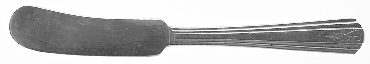 Avon (Silverplate, 1940) Flat Handle Butter Spreader by International Silver-1