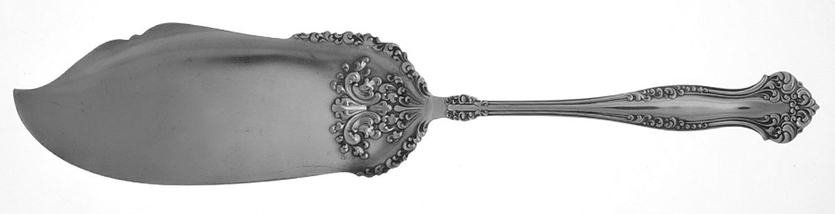 Avon (Silverplate, 1901) Large Solid Fish Serving Knife by International Silver-1