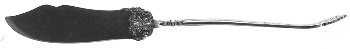 Avon (Silverplate, 1901) Flat Twisted Handle Master Butter Knife by International Silver-1