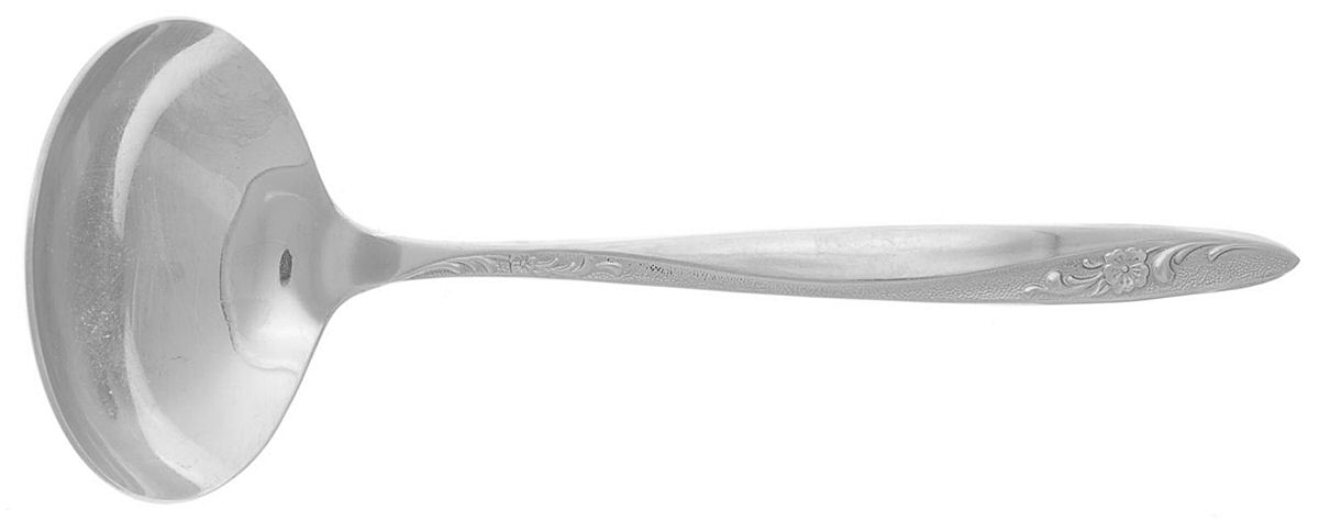 Baroness (Stainless, Pointed Tip) Solid Gravy Ladle by International Silver-1