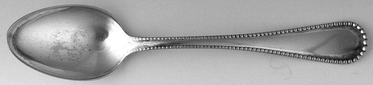 Beaded (Silverplate, 1910) Teaspoon by International Silver-1