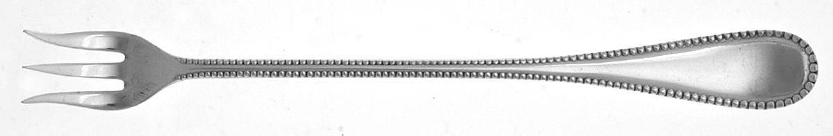 Beaded (Silverplate, 1910) Cocktail/Seafood Fork by International Silver-1