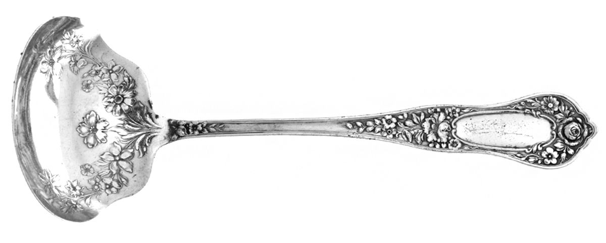 Beauty (Silverplate, 1909) Solid Gravy Ladle by International Silver-1