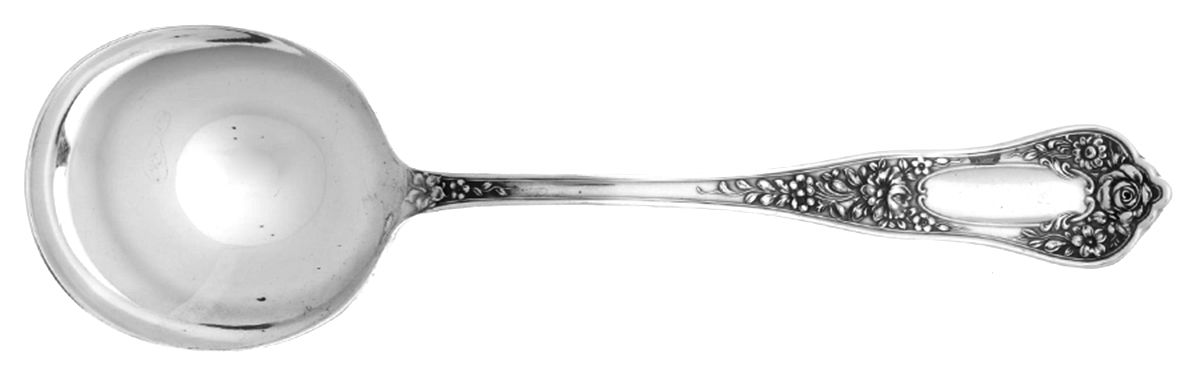Beauty (Silverplate, 1909) Round Bowl Soup Spoon (Gumbo) by International Silver-1