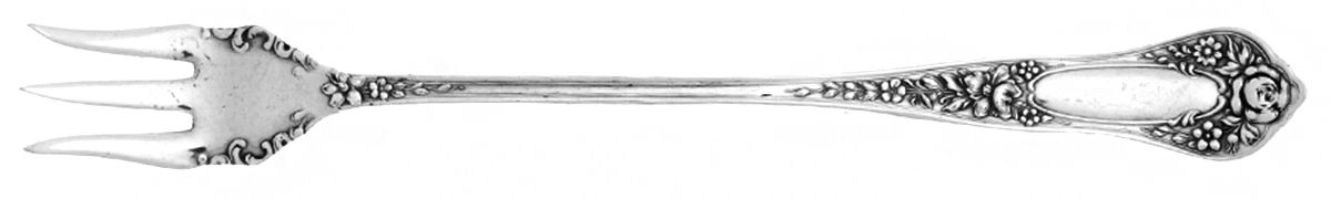Beauty (Silverplate, 1909) Cocktail/Seafood Fork by International Silver-1