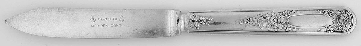Beauty (Silverplate, 1909) Individual Solid Fruit Knife by International Silver-1