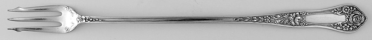 Beauty (Silverplate, 1909) Long Handle Pickle/Olive Fork by International Silver-1