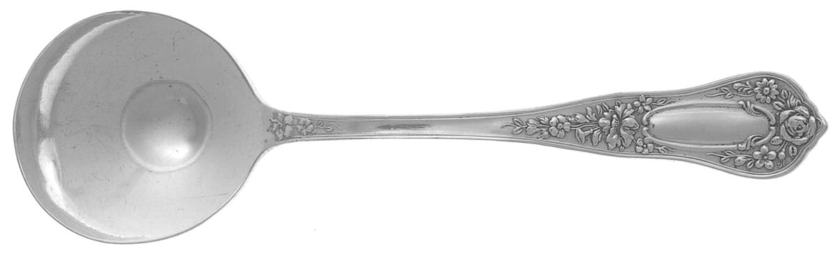 Beauty (Silverplate, 1909) Round Bowl Soup Spoon (Bouillon) by International Silver-1