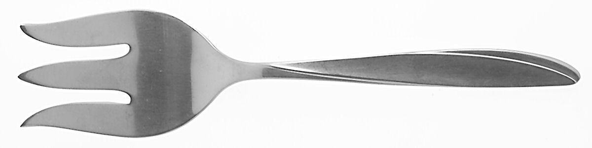 Beacon Hill (Stainless) Medium Solid Cold Meat Serving Fork by International Silver-1