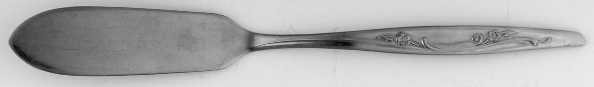 Belle Isle (Stainless) Flat Handle Master Butter Knife by International Silver-1