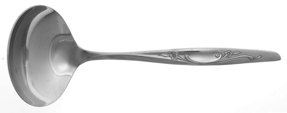 Belle Isle (Stainless) Solid Gravy Ladle by International Silver-1