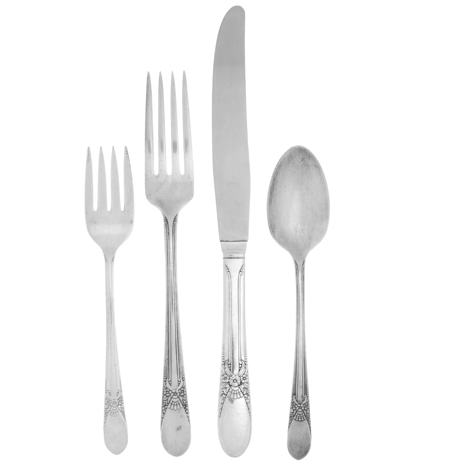Beloved (Silverplate, 1940) 32  Piece Estate Set by International Silver-1