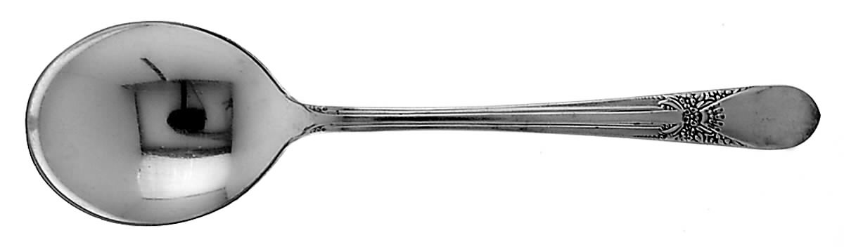 Beloved (Silverplate, 1940) Round Bowl Soup Spoon (Gumbo) by International Silver-1